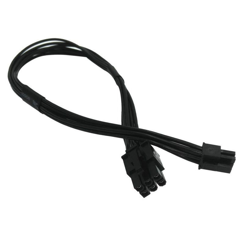 COMeap كابل محول طاقة بطاقة الفيديو COMeap Mini 6 دبابيس إلى 6 دبابيس PCI Express لجهاز Mac Pro G5 مقاس 14 بوصة (35 سم) (عبوة من 2)  - Image 1